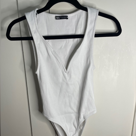ZARA WHITE BODY SUIT - Picture 1 of 3